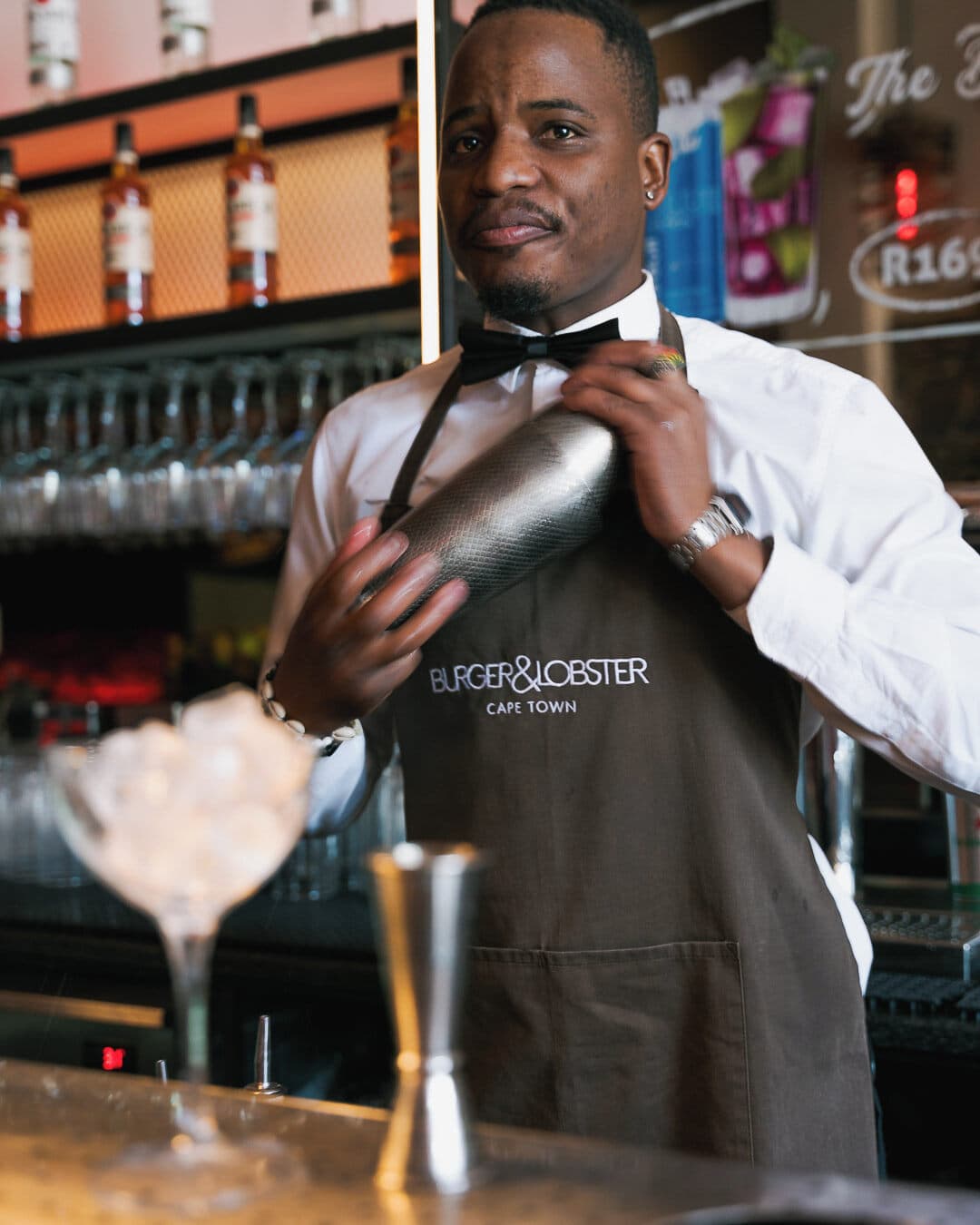 JBE products at Burger & Lobster SA