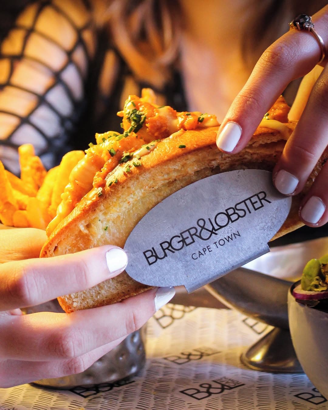 JBE products at Burger & Lobster SA